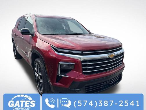 Radiant Red Tintcoat 2025 Chevrolet Traverse High Country
