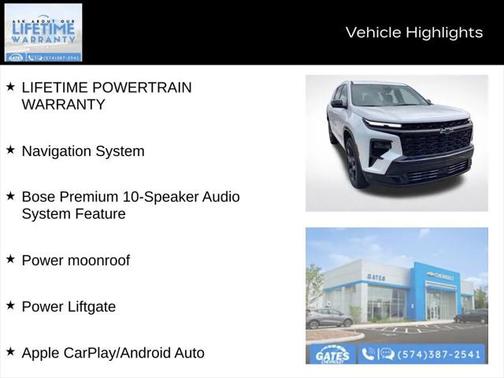 2024 Chevrolet Traverse RS