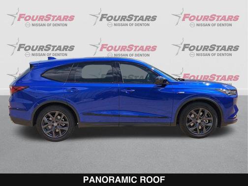Blue 2022 Acura MDX A-Spec Package