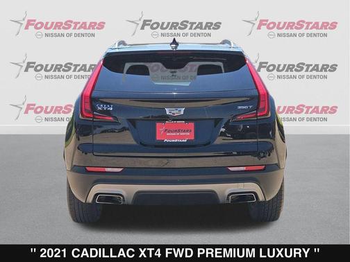 Stellar Black Metallic 2021 Cadillac XT4 Premium Luxury