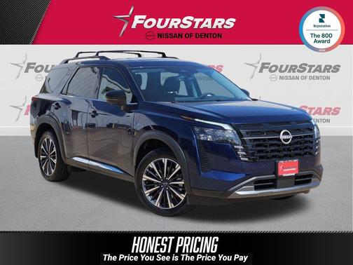 Deep Ocean Blue Pearl 2026 Nissan Pathfinder Platinum