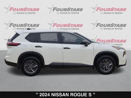 Glacier White 2024 Nissan Rogue S