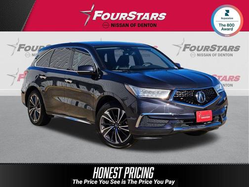 Blue 2020 Acura MDX 3.5L w/Technology Package