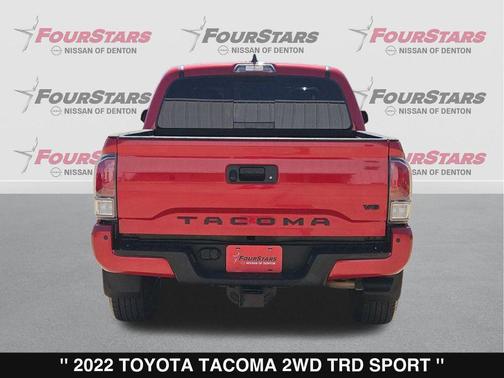 Barcelona Red Metallic 2022 Toyota Tacoma TRD Sport