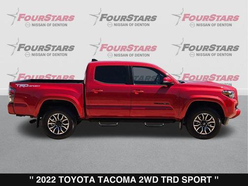 Barcelona Red Metallic 2022 Toyota Tacoma TRD Sport
