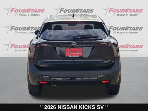Super Black 2026 Nissan Kicks SV