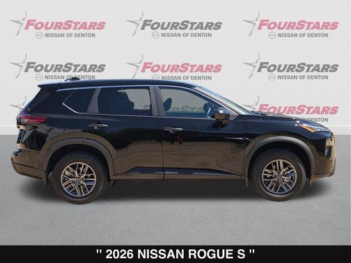 Super Black 2026 Nissan Rogue S