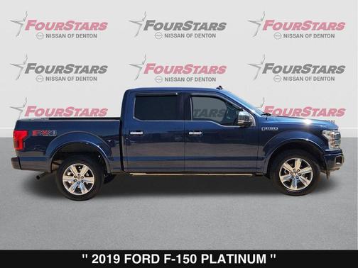 Blue 2019 Ford F-150 Platinum