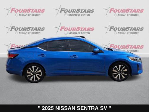 Electric Blue Metallic 2025 Nissan Sentra SV