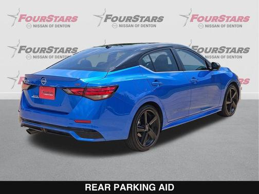 Electric Blue Metallic/Super Black 2025 Nissan Sentra SR