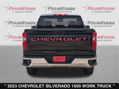 Black 2023 Chevrolet Silverado 1500 WT