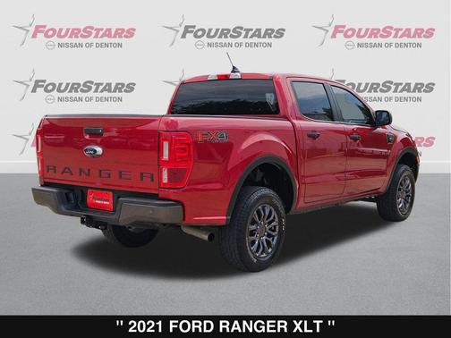 Rapid Red Metallic Tinted Clearcoat 2021 Ford Ranger XLT