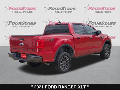 Rapid Red Metallic Tinted Clearcoat 2021 Ford Ranger XLT