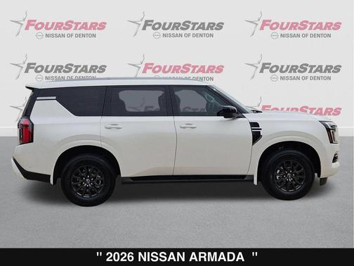 Aspen White Tricoat 2026 Nissan Armada SV