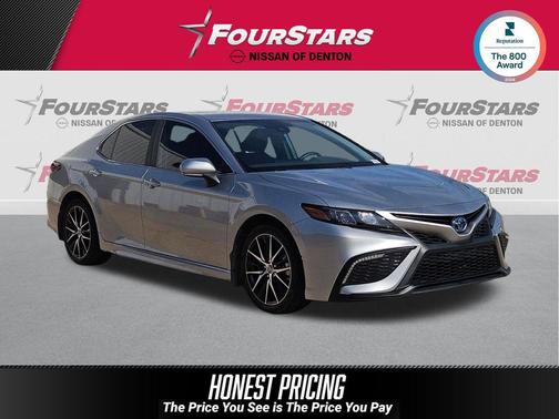 Celestial Silver Metallic 2024 Toyota Camry Hybrid SE