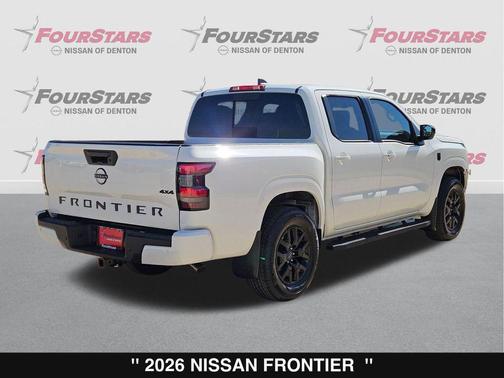 Glacier White 2026 Nissan Frontier SV