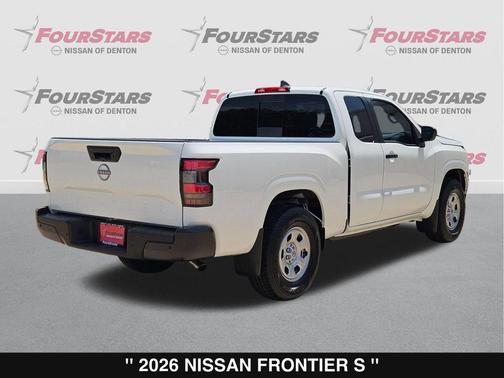 Glacier White 2026 Nissan Frontier S