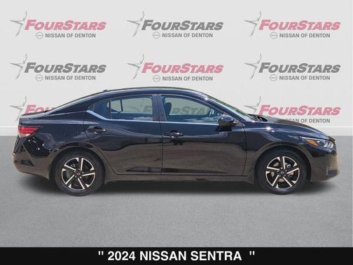 Super Black 2024 Nissan Sentra SV