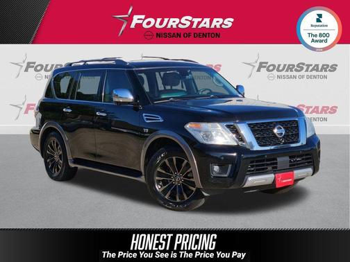 Super Black 2017 Nissan Armada Platinum