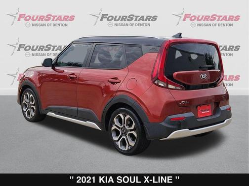 Mars Orange/Black Roof 2021 Kia Soul X-Line