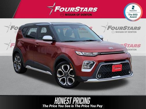 Mars Orange/Black Roof 2021 Kia Soul X-Line