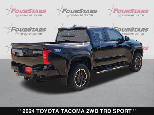 Black 2024 Toyota Tacoma TRD Sport