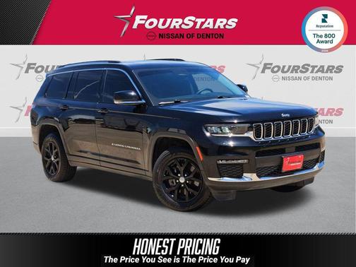 Diamond Black Crystal Pearlcoat 2022 Jeep Grand Cherokee L Limited