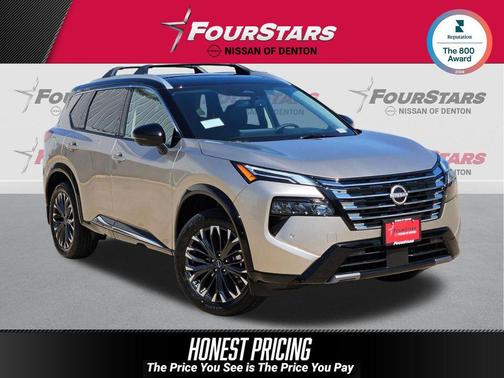 Champagne Silver/Black 2026 Nissan Rogue Platinum