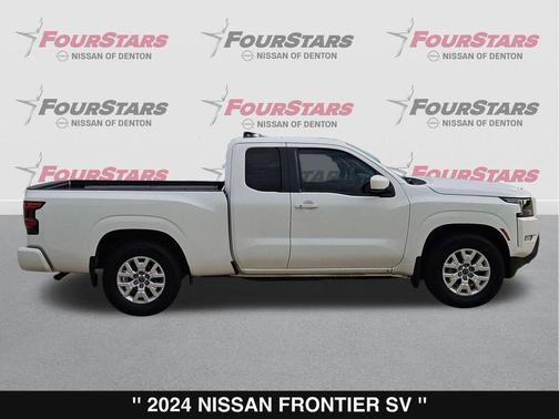 Glacier White 2024 Nissan Frontier SV