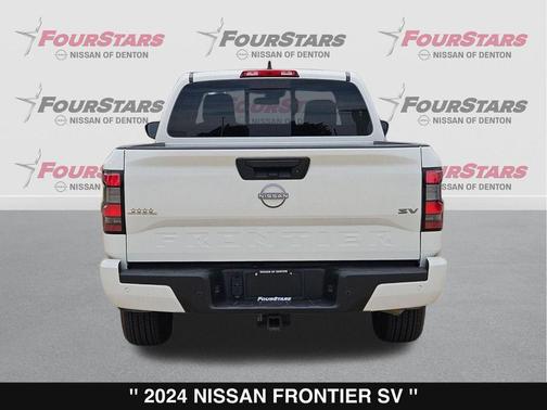 Glacier White 2024 Nissan Frontier SV