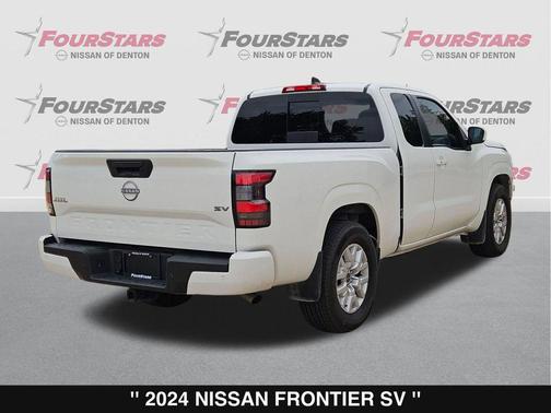 Glacier White 2024 Nissan Frontier SV