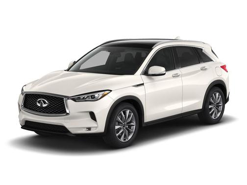 Majestic White 2021 INFINITI QX50 LUXE