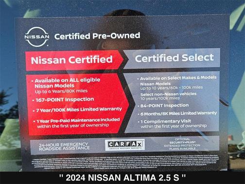 2024 Nissan Altima S FWD