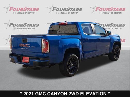 Dynamic Blue Metallic 2021 GMC Canyon Elevation