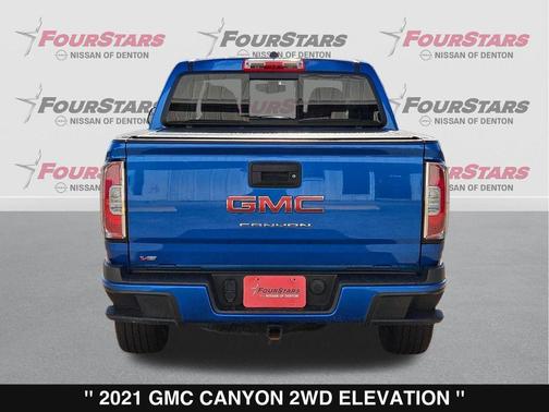 Dynamic Blue Metallic 2021 GMC Canyon Elevation
