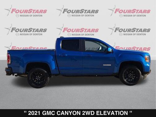 Dynamic Blue Metallic 2021 GMC Canyon Elevation