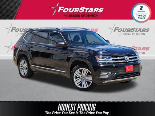 Deep Black 2019 Volkswagen Atlas 3.6L SEL Premium