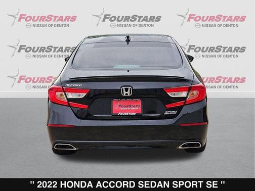 Black 2022 Honda Accord Sport SE 1.5T