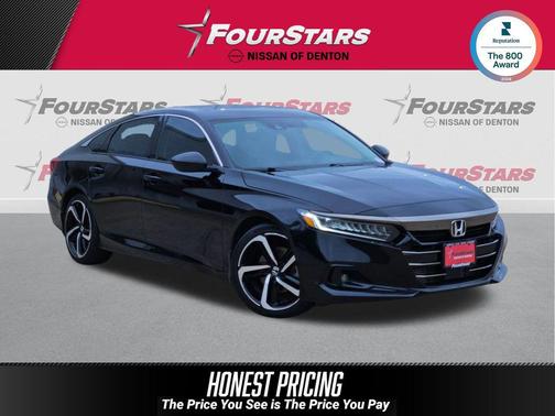 Black 2022 Honda Accord Sport SE 1.5T