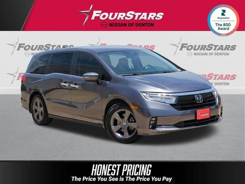 Sonic Gray Pearl 2024 Honda Odyssey EX