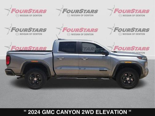 Sterling Metallic 2024 GMC Canyon Elevation
