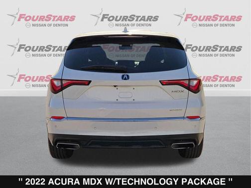 White 2022 Acura MDX Technology Package