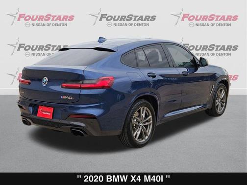 Phytonic Blue Metallic 2020 BMW X4 M40i
