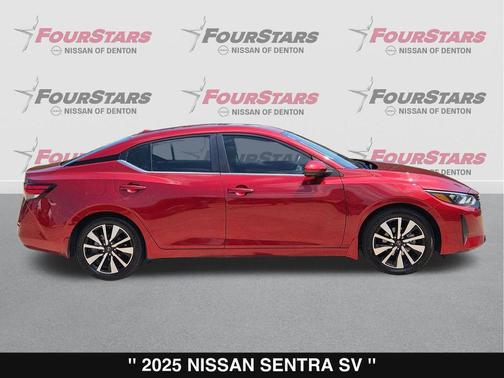 Scarlet Ember Tintcoat 2025 Nissan Sentra SV