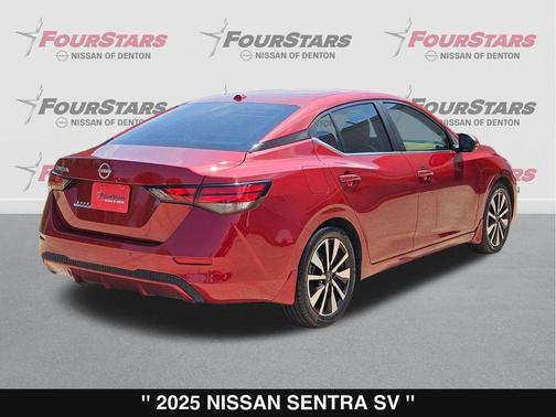 Scarlet Ember Tintcoat 2025 Nissan Sentra SV