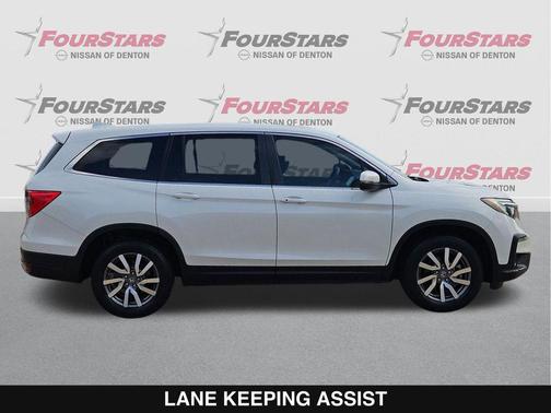 White 2020 Honda Pilot 2WD EX-L