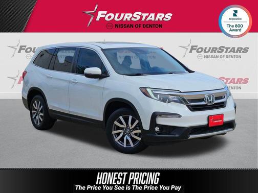 White 2020 Honda Pilot 2WD EX-L