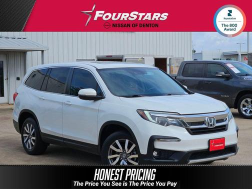 White 2020 Honda Pilot 2WD EX-L