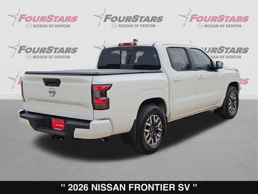 Glacier White 2026 Nissan Frontier SV