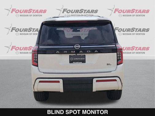 Aspen White Tricoat 2025 Nissan Armada SL 2WD